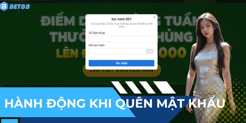Cách hành động khi quên mật khẩu